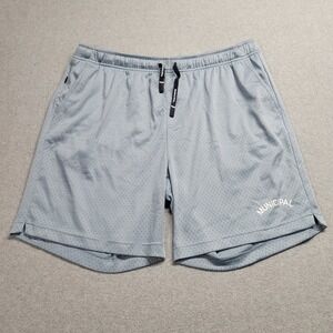 Municipal Field Day Shorts Men's Size XL Light Blue Gym Workout Wear Running
